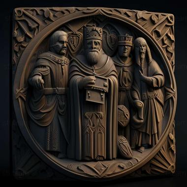 3D model Crusader Kings II Sons of Abraham game (STL)